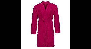 Vossen Vossen Unisex badjas ROM Pique-U cranberry L