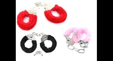 Condoom Anoniem Hand Boeien Met Pluche