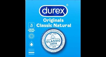 Durex Classic Natural Condooms 3 stuks