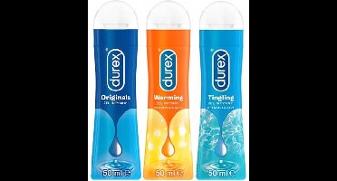 Durex Play Trio (Sensitive, Tingle, Warming) 3 X 50ml