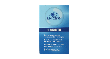 Unicare Maandlenzen +1.00 6 Stuks