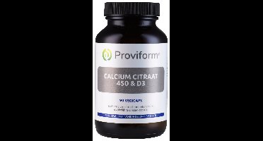 Proviform Calcium citraat 450 & D3 90 Vegetarische capsules