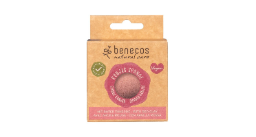 Benecos natural beauty Natural konjac sponge - red clay 1 Stuks