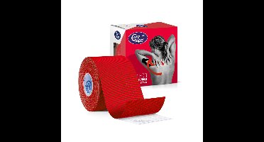 Cure Tape Kinesiotape rood 5cm x 5m 1 Stuks