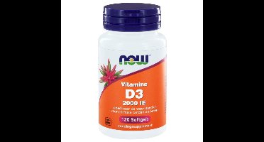 NOW Vitamine D3 2000IE 120 Softgels