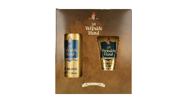 Vergulde Hand Geschenkverpakking scheerschuim en aftershave 1 Set