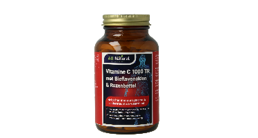 All Natural Vitamine C 1000 met bioflavonoiden & rozenbottel 100 Tabletten