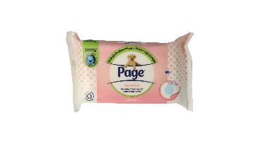 Page Vochtig toiletpapier sensitive navulling 38 Stuks