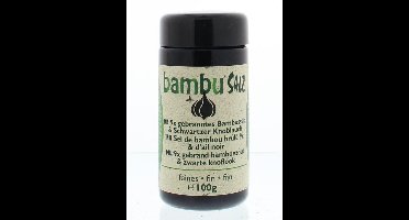 Bambu Salz Bamboezout knoflook 100 Gram