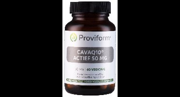 Proviform CavaQ10 actief 50mg 60 Vegetarische capsules