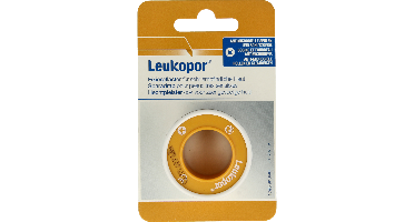 Leukopor Hechtpleister eurolock 5m x 2.50cm 1 Stuks