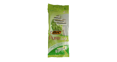 BIC Pure lady pouch 4 Stuks