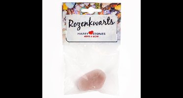 Volatile Zakje geluk - rozenkwarts 1 Stuks