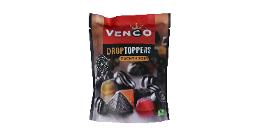 Venco Droptoppers zacht zoet 225 Gram
