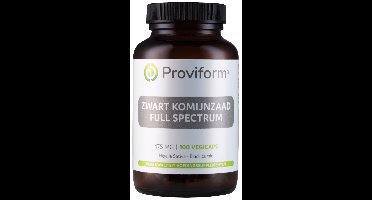 Proviform Zwart komijnzaad full spectrum 475mg (black cumin) 100 Vegetarische capsules