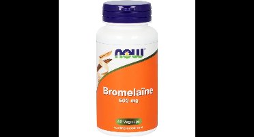 NOW Bromelaine 500mg 60 Vegetarische capsules