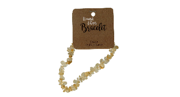 Steengoed Splitarmband citrien 1 Stuks