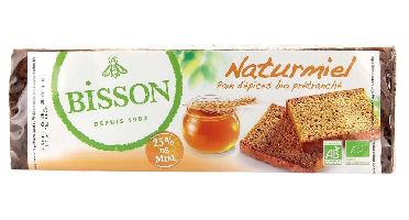 Bisson Naturmiel honingkoek bio 300 Gram