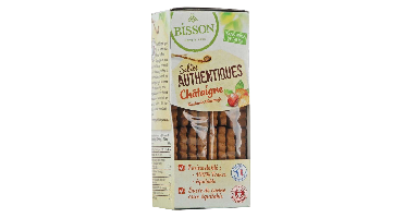 Bisson Authentieke zandkoekjes met kastanje bio 180 Gram