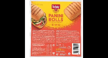 Schar Panini rolls 75 gram glutenvrij 3 Stuks