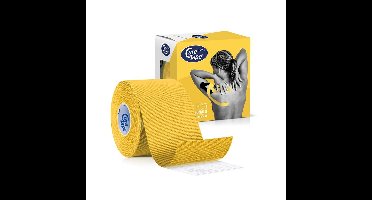 Cure Tape Kinesiotape geel 5cm x 5m 1 Stuks