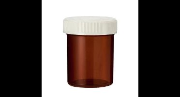 Spruyt Hillen Tabletflacon 25ml bruin met dop 120 Stuks