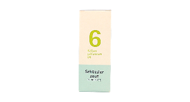 Pflüger Kalium sulfuricum 6 D6 Schussler 100 Tabletten