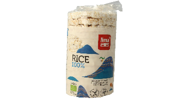 Lima Rijstwafels met zout bio 100 Gram