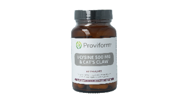 Proviform L-Lysine 500mg & cats claw 60 Vegetarische capsules