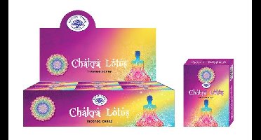 Green Tree Kegelwierook chakra lotus 10 Stuks