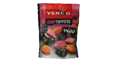 Venco Droptoppers zoet & fruitig 215 Gram
