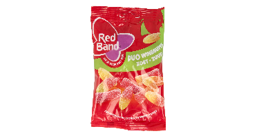 Red Band Winegums duo zoet zuur 120 Gram