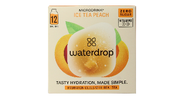 Waterdrop Microdrink ice tea peach bruistabletten 12 Stuks