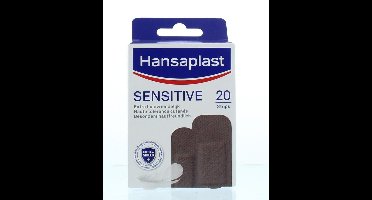 Hansaplast Sensitive skintone medium dark 20 Stuks