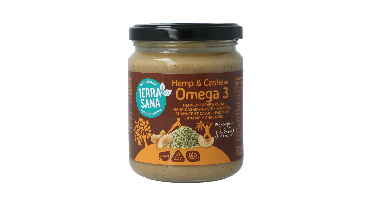 TerraSana Omega 3 hennep cashewpasta 250.00 Gram
