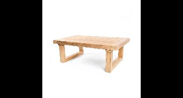 Bazar Bizar Salontafel van gerecycled teakhout - naturel