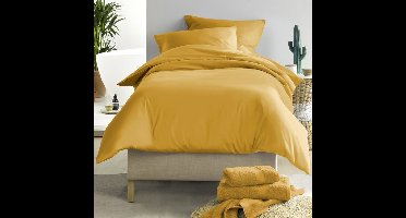 De Witte Lietaer Dekbedovertrek Katoen Satijn Olivia - Geel