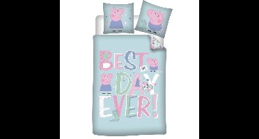 Peppa Pig Dekbedovertrek Best Day - Polyester