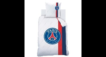 Paris Saint Germain Dekbedovertrek Retro White - Katoen