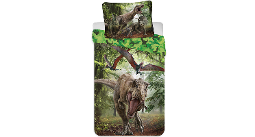 Jurassic World Dekbedovertrek Forest - Polyester