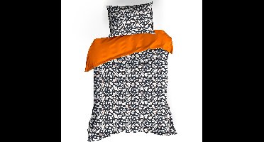 Dekbedovertrek Katoen Satijn Tiger - Eenpersoons - 140 x 200/220 cm - Multi