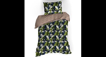 De Witte Lietaer Dekbedovertrek Katoen Satijn Elm - Groen