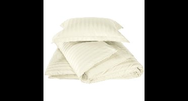 De Witte Lietaer Dekbedovertrek Katoen Satijn Zygo - Ivoor