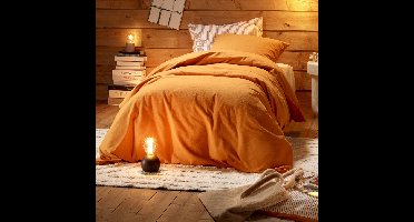 De Witte Lietaer Dekbedovertrek Laura Copper - Katoen Flanel