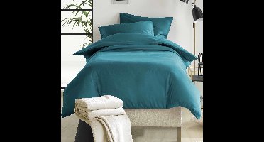 De Witte Lietaer Dekbedovertrek Katoen Satijn Olivia - Groen