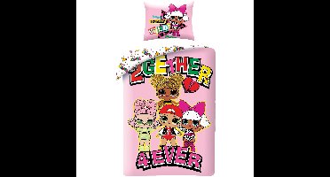 L.O.L. Surprise Dekbedovertrek 2gether 4ever - Katoen