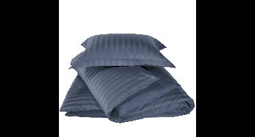 De Witte Lietaer Dekbedovertrek Katoen Satijn Zygo - Blauw