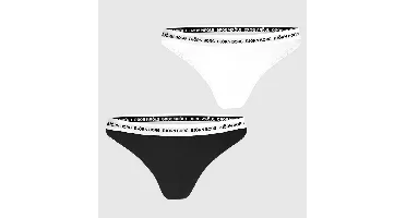Björn Borg dames strings - 2 pack - Katoenen dames strings met elastische band