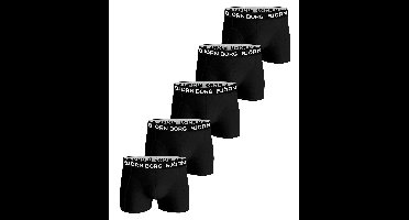 Bjorn Borg 5-Pack jongens boxershorts - Black - Zwarte katoenen jongens onderbroeken