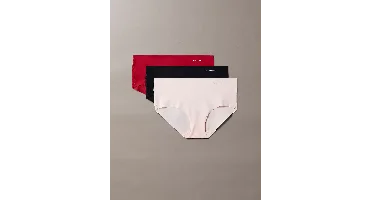 Calvin Klein 3-pack naadloze hipster - Invisible shorts seamless - Zwart